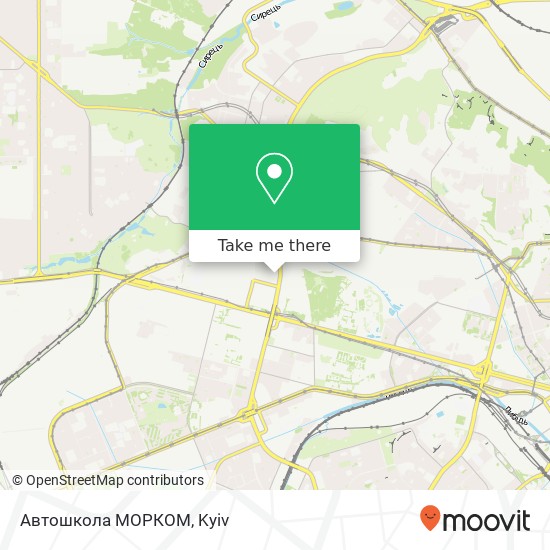 Карта Автошкола МОРКОМ