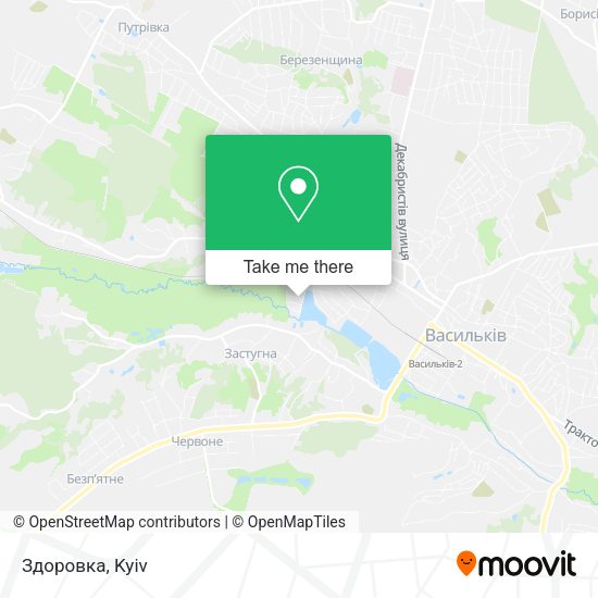Карта Здоровка
