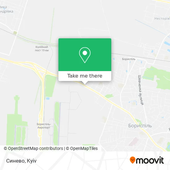 Синево map