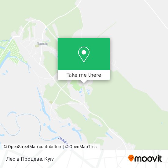 Лес в Процеве map