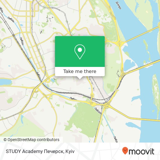 STUDY Academy Печерск map