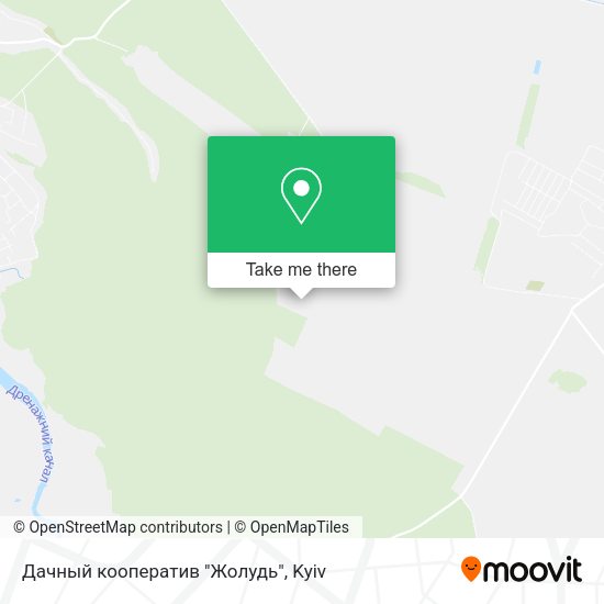 Карта Дачный кооператив "Жолудь"
