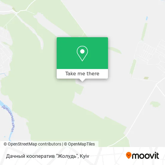 Дачный кооператив "Жолудь" map
