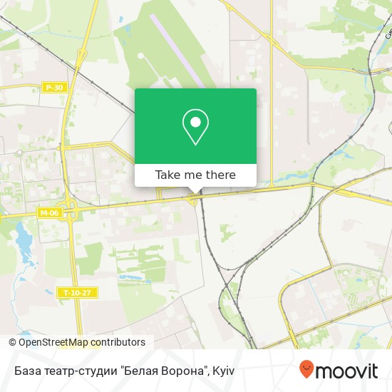 Карта База театр-студии "Белая Ворона"