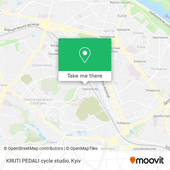 Карта KRUTI PEDALI cycle studio