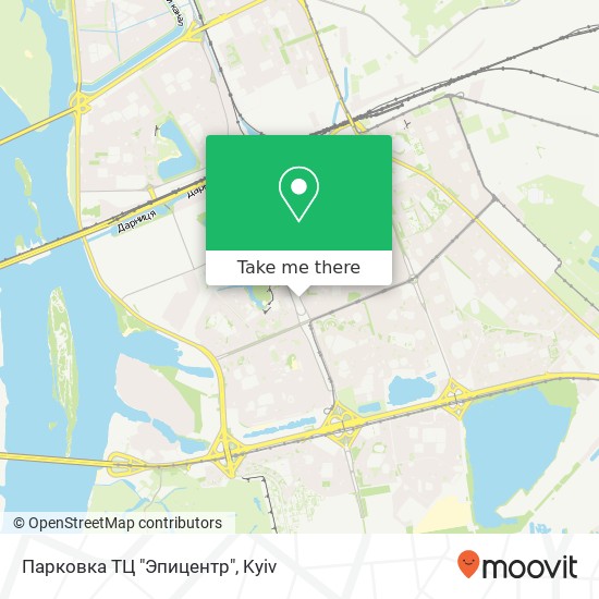 Парковка ТЦ "Эпицентр" map