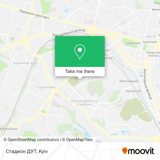 Карта Стадион ДУТ