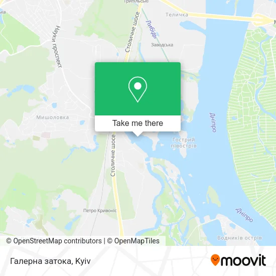 Карта Галерна затока