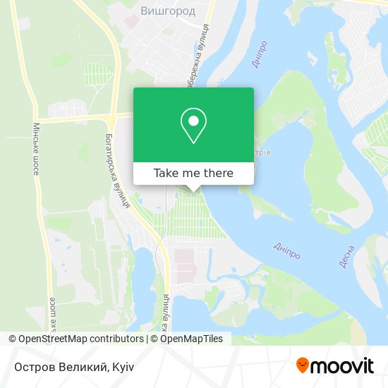 Остров Великий map