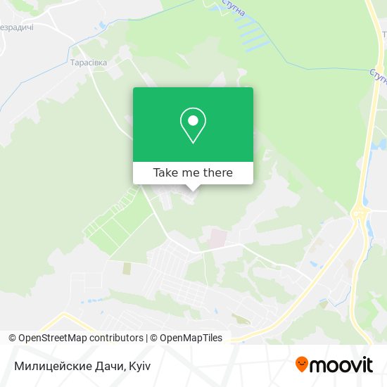Карта Милицейские Дачи