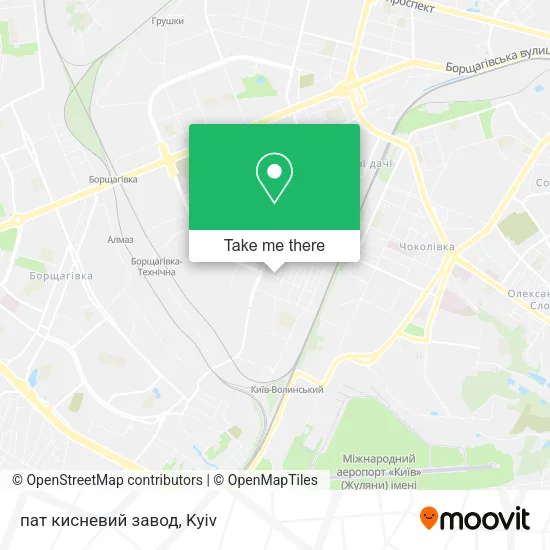 Карта пат кисневий завод