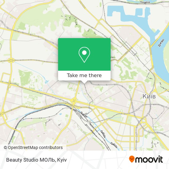 Beauty Studio МОЛЬ map