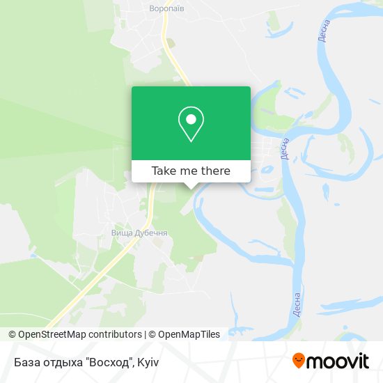 База отдыха "Восход" map