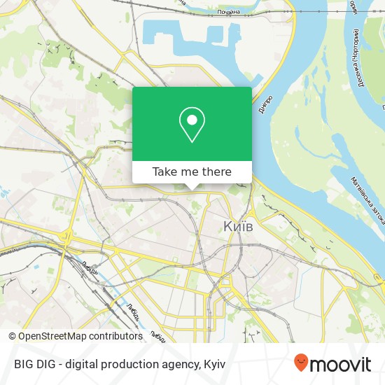 Карта BIG DIG - digital production agency