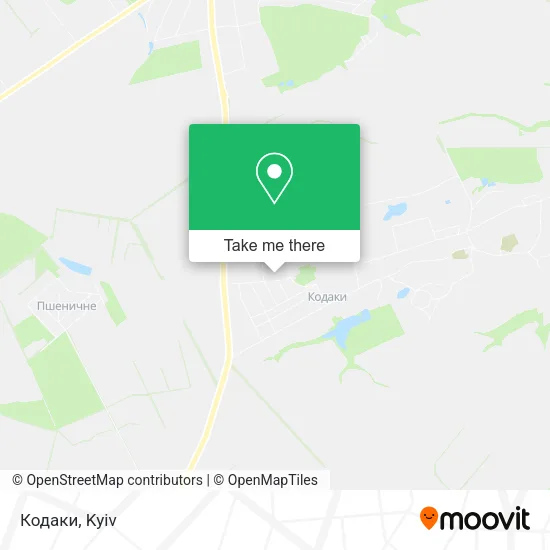 Карта Кодаки