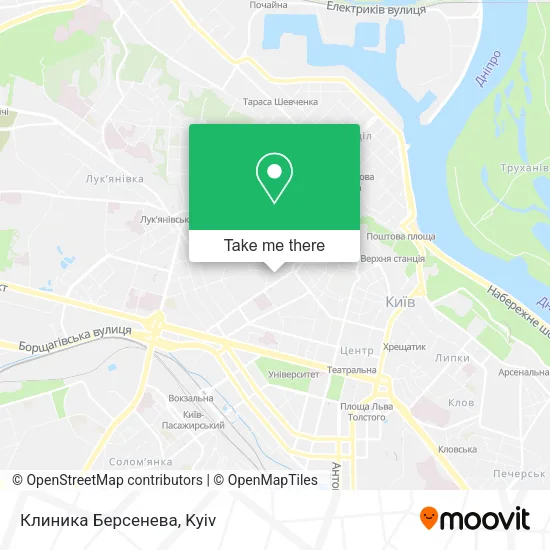 Карта Клиника Берсенева