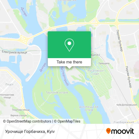 Карта Урочище Горбачиха