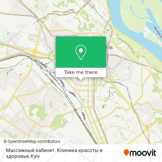 Массажный кабинет. Клиника красоты и здоровья map