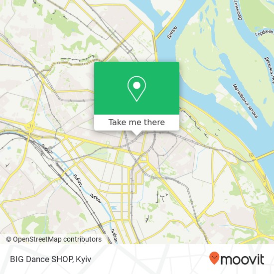 BIG Dance SHOP map