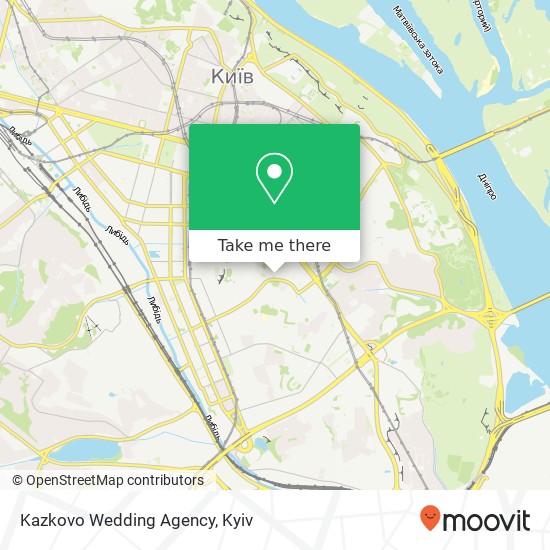 Kazkovo Wedding Agency map