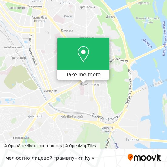 челюстно-лицевой трамвпункт map