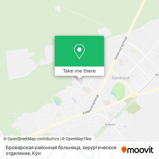 Броварская районная больница, хирургическое отделение map