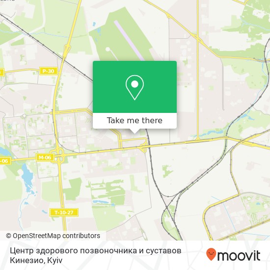 Центр здорового позвоночника и суставов Кинезио map