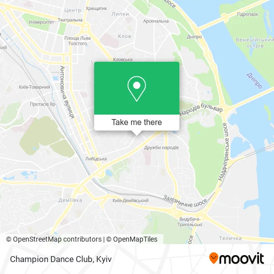 Карта Champion Dance Club