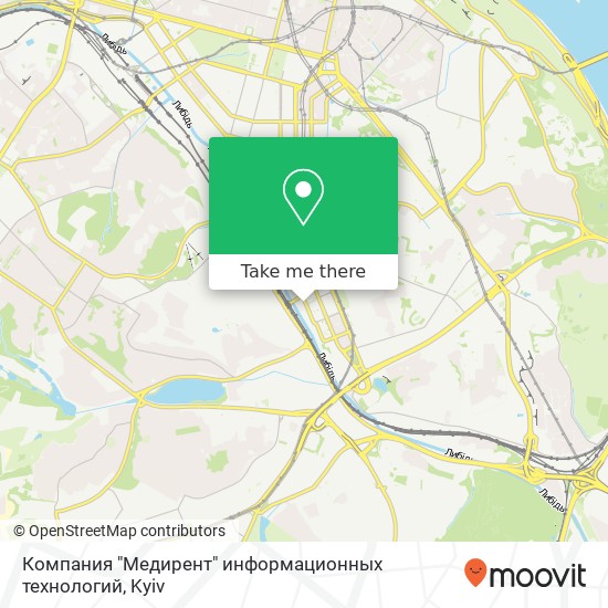 Компания "Медирент" информационных технологий map