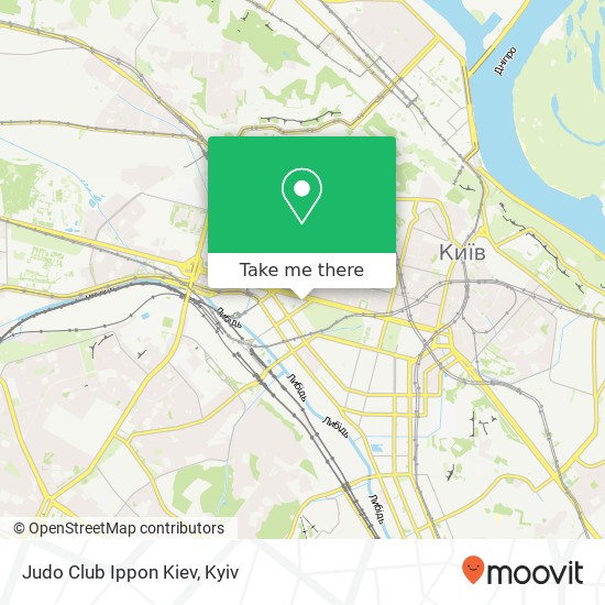 Judo Club Ippon Kiev map