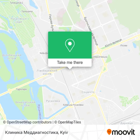 Карта Клиника Меддиагностика