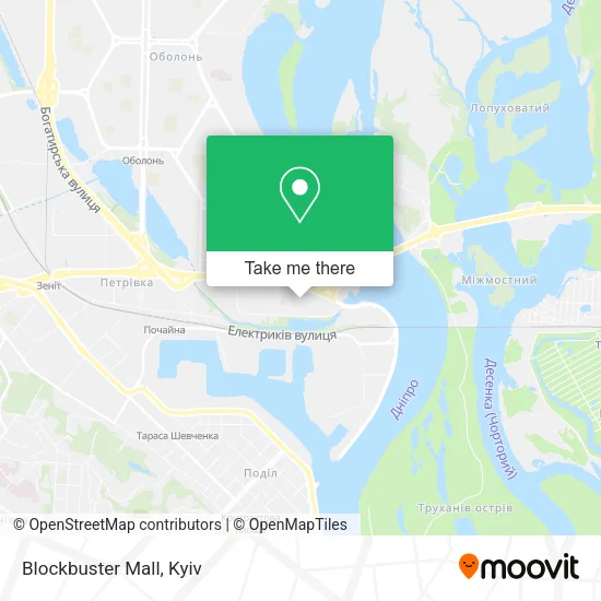 Карта Blockbuster Mall