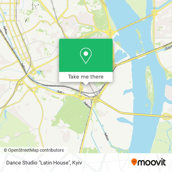 Dance Studio "Latin House" map