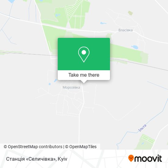 Карта Станція «Селичівка»