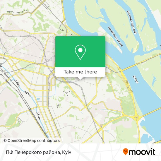 ПФ Печерского района map