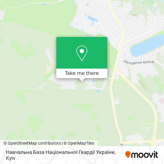 Карта Навчальна База Національної Гвардії України