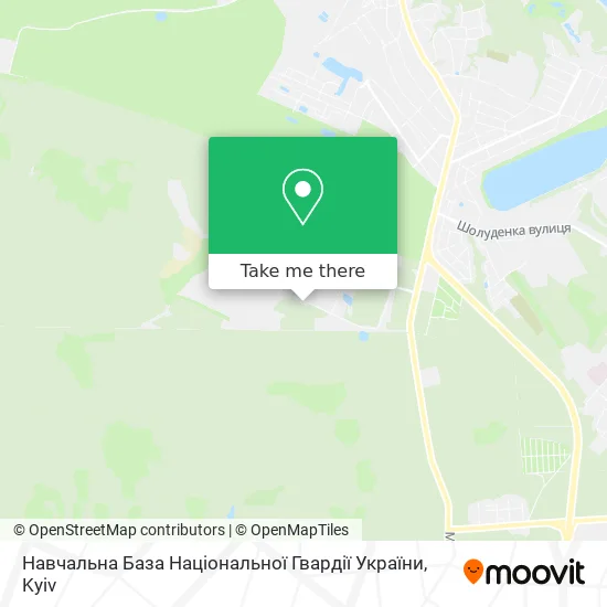 Навчальна База Національної Гвардії України map