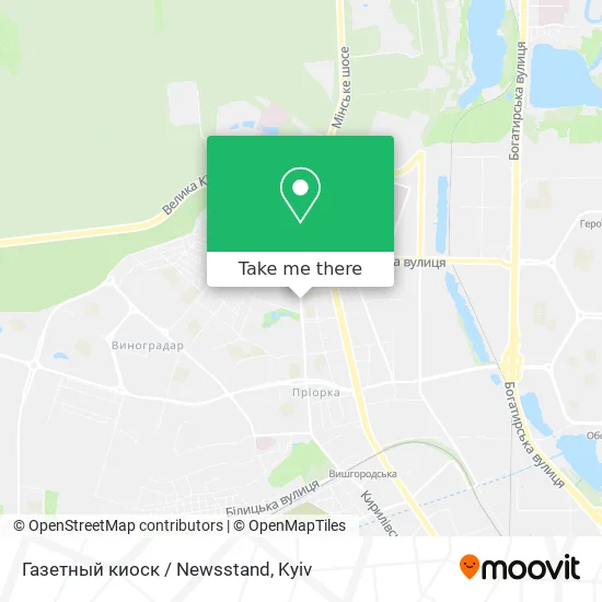 Карта Газетный киоск / Newsstand