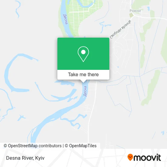 Карта Desna River