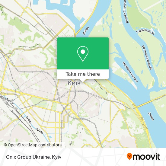 Onix Group Ukraine map