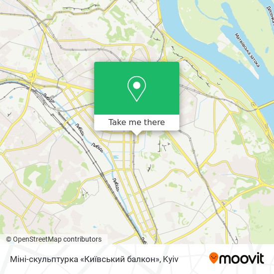 Міні-скульптурка «Київський балкон» map