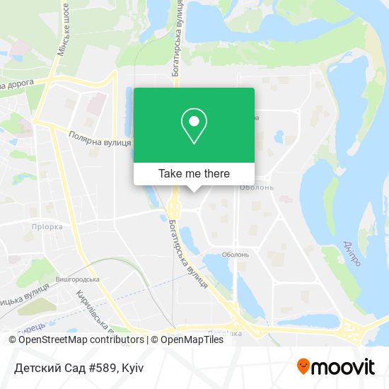 Детский Сад #589 map