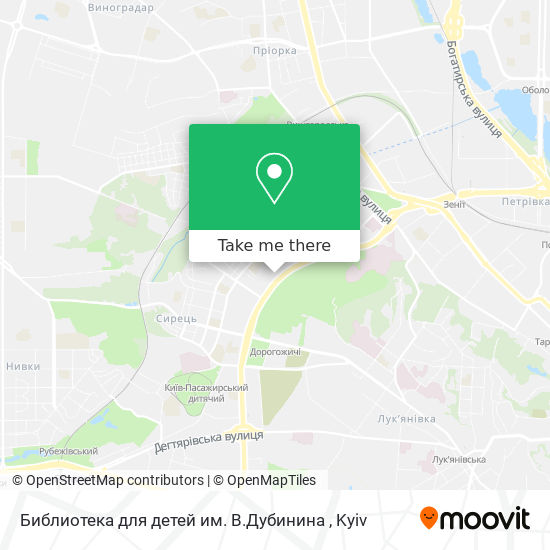 Библиотека для детей им. В.Дубинина map