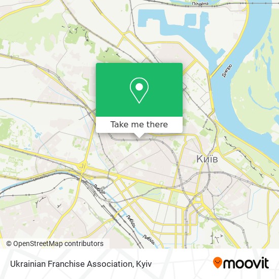 Ukrainian Franchise Association map
