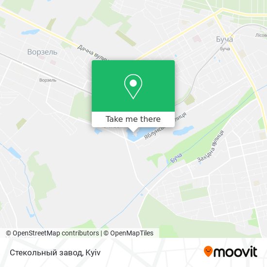 Стекольный завод map