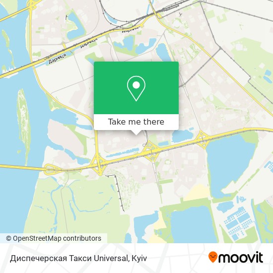 Диспечерская Такси Universal map