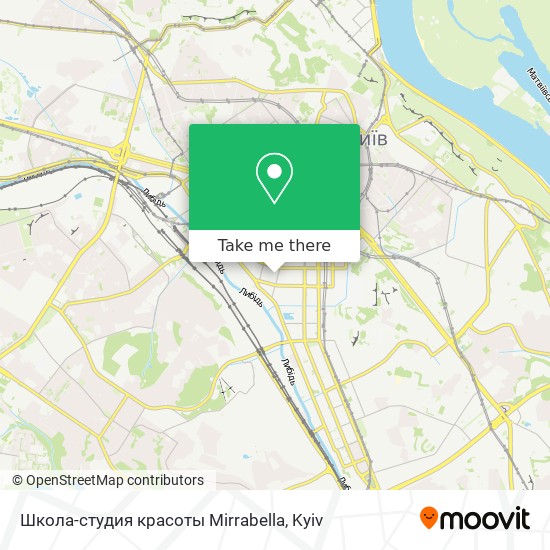 Школа-студия красоты Mirrabella map