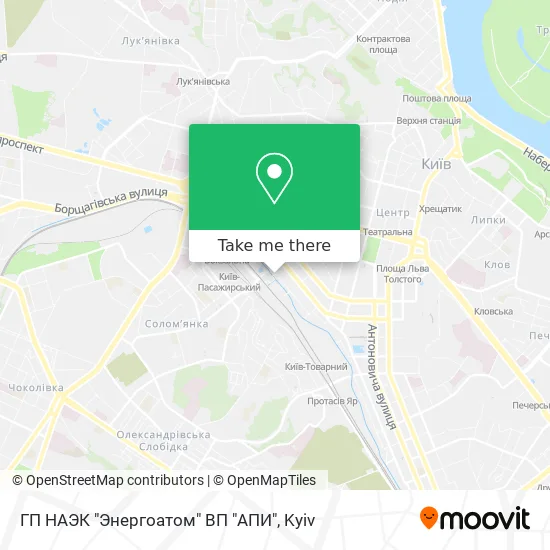 ГП НАЭК "Энергоатом" ВП "АПИ" map