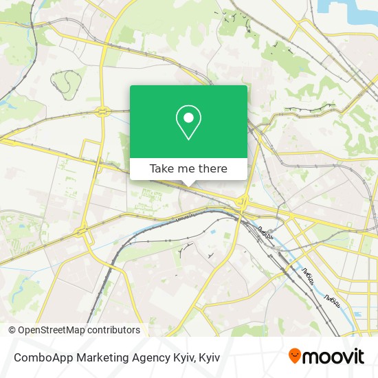 Карта ComboApp Marketing Agency Kyiv