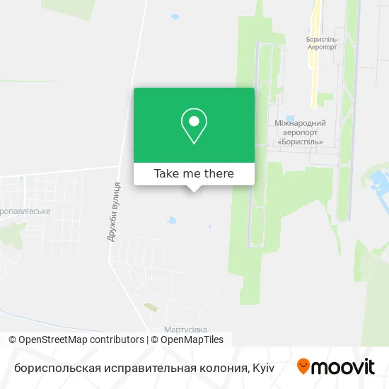 бориспольская исправительная колония map